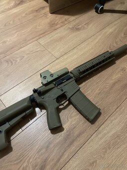 Predám airsoftku m14 delta armory+scope - 2