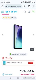 Predám 2 kusy Mobilný telefón Xiaomi Redmi 14C 4 GB / 128 GB - 2