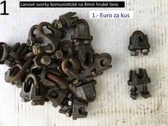 Lanové a otočné svorky rôzne druhy ČSSR - 2