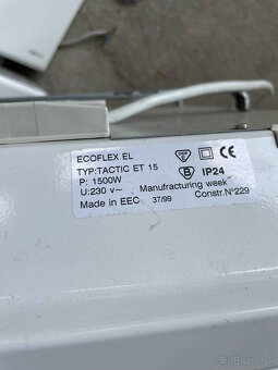 Elektrický ohrievač-radiator 1500W - 2
