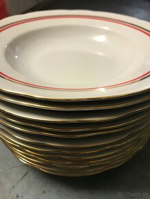 12 ks hlboké porcelánové taniere BOHEMIA - 2
