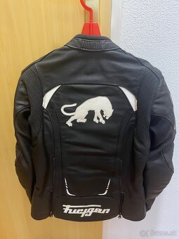 Dámska kožená bunda na Moto - 2