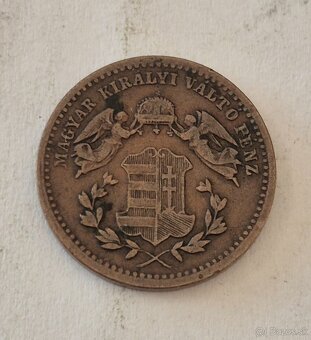 1 Grajciar 1869 K.B František Jozef I. Vzácnejší - 2