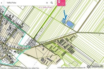 2100m2 rekreačný pozemok Veľká Paka - 2