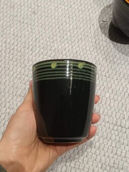 Retro keramická sada - džbán a poháre - 2