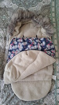 Fusak do kočíka a rukávnik s kožušinkou BABYMATEX - 2