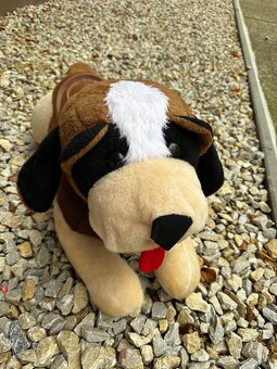 Plyšový psík - veľký na sedenie - 2