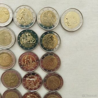 koruny a 2 eurovky a stara minca - - - 2