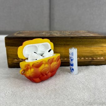 Anime One piece flame flame fruit obal na Airpods pro - 2