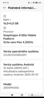 Predám Xiaomi 15 ultra - zľavnený - 2