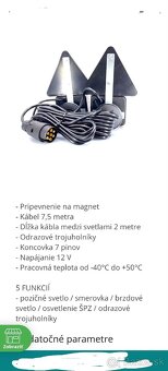 Zadné svetlá na príves, vlečku, ... - 2