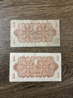 Bankovky PROTEKTORÁT a ČSR 1 - 2