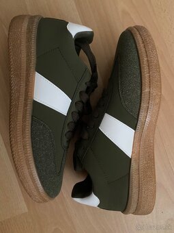 Dámske zelené tenisky - 2