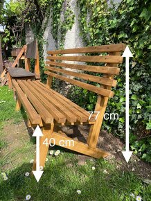 Záhradná lavica - 2