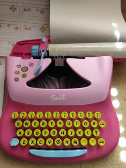Barbie - písací stroj - 2
