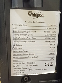 Predám mobilnú klimatizáciu Whirpool - 2