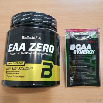 Aminokyseliny BioTech USA EAA ZERO + PROM-IN BCAA Synergy - 2