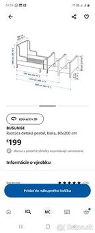 Detská posteľ ikea - 2
