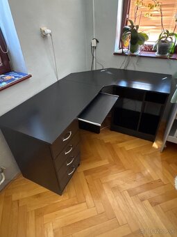 Rohový písací stôl / Sarok íróasztal - 2