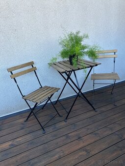 PREDANE - IKEA TÄRNÖ Stôl+2stoličky na balkon/terasu - 2