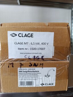 Clage M7 - prietokový ohrievač s kohútikovou batériou - 2