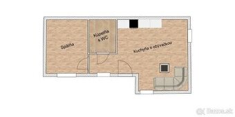 Podnájom 2 izbový dom - 2