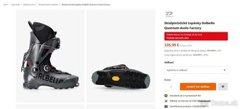 DALBELLO QUANTUM ASOLO FACTORY CARBON skialp lyžiarky, nové - 2