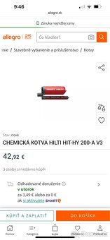 Chemicka kotva Hilti - 2