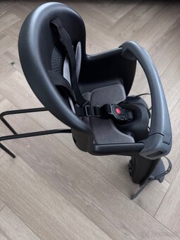 Polisport Detská sedačka na bicykel šedo-čierna - 2