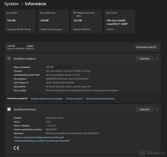 Predám ASUS ZenBook UX3402ZA - 2