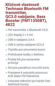 FM Transmitter bluetooth V5.0 - 2