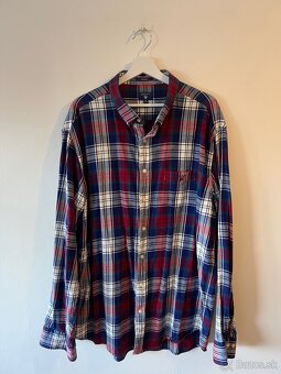 Nová pánska košeľa GANT (3XL) + GRÁTIS Rifľová vesta - 2