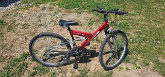 Detský bicykel 24 predné zadné perovovanie - 2