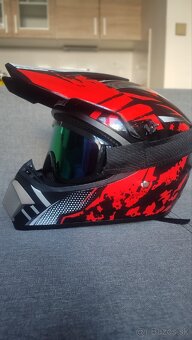 Nová motocross prilba - 2
