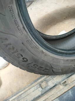 4ks 40 euro Letné pneu 225/65 r17 5mm - 2