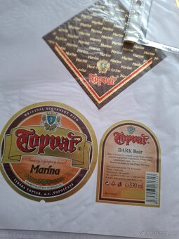 Pivovar etikety topvar - 2