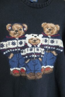 RALPH LAUREN BEAR original nadherny,ikonicky sveter - 2