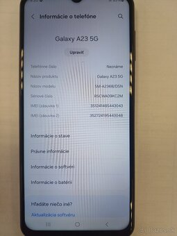 Predám Samsung Galaxy A23  5G / 64gb - 2