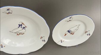 Nová Tanierová súprava husi pre 6 osôb, 18 dielna, - 2