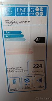 Predám mrazničku Whirlpool 204 litrov - 2