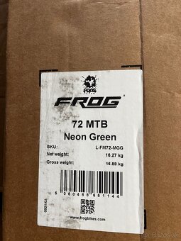 Nový detský MTB Frog 26” ZĽAVA - 2