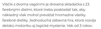 Skladačka VLAK - 2