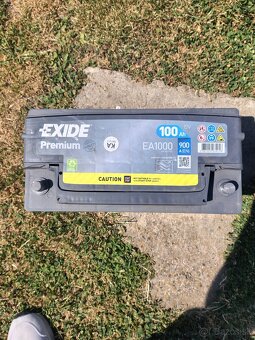 Predám autobatériu Exide100Ah - 2