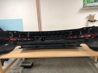 Audi Q7 4L (2010–2015) – zadný nárazník, OEM 4L0 807 521 AB - 2