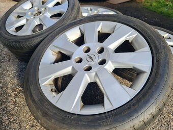 zimní Alu kola disky orig Opel saab 5x110 7jx17 et - 2