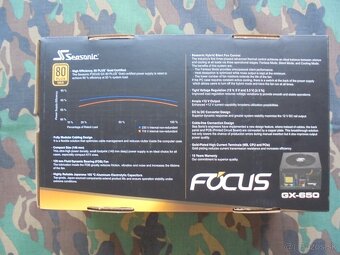 Zdroj Seasonic Focus GX 650 W Gold. - 2