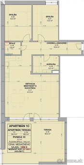 Apartmán s terasou v novostavbe na Zemplínskej šírave - 2