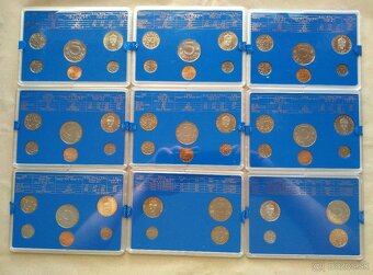 Švédske a Nórske sady mincí - 2