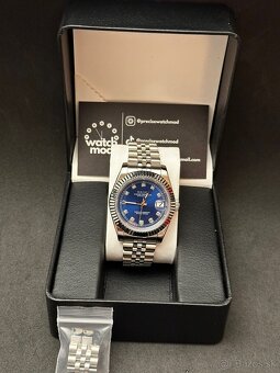 Seiko mod Datejust Blue - 2