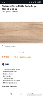 Dlažba na podlahu protišmyková 30x60 - 2